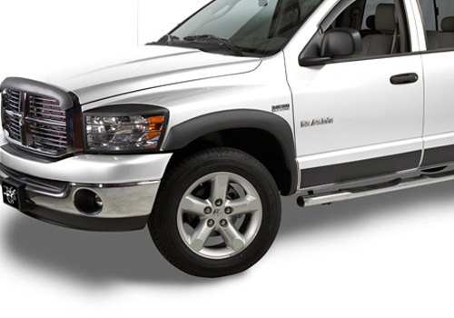 Black Original Riderz Fender Flares 02-09 Dodge Ram 6.5 ft. Bed - Click Image to Close